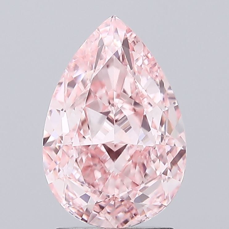 PEAR 2.58ct Fancy Vivid Pink VVS2 – EX EX STG