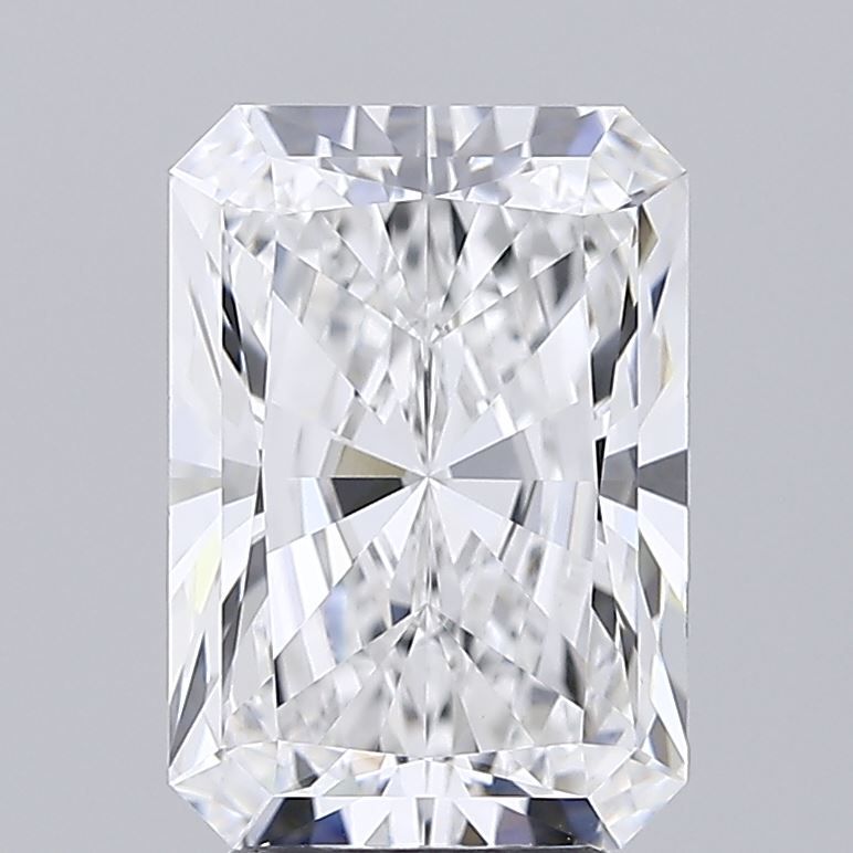 Diament LG radiant, 4.19 ct, E, VVS2