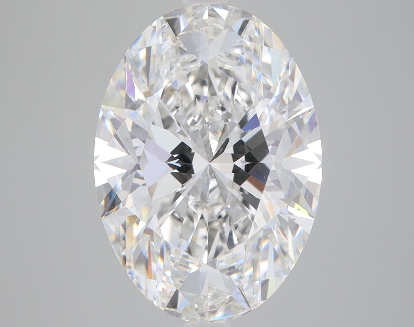 5.32 ct. oval Lab Grown Diamond front image
