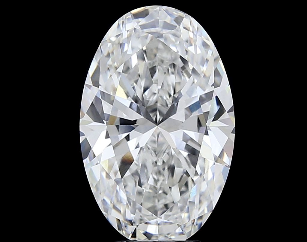 7.05 ct. oval Lab Grown Diamond front image