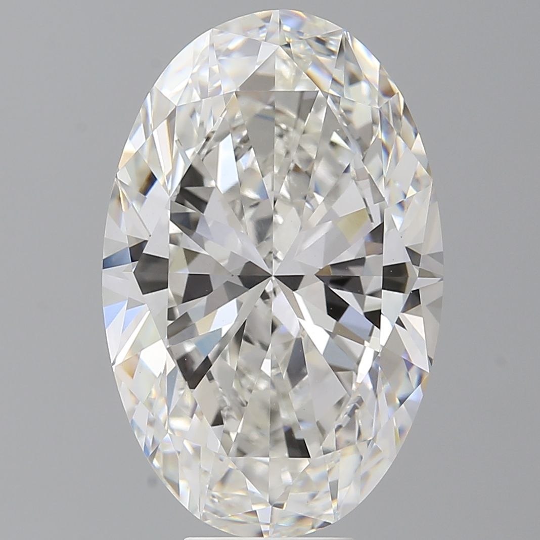 9.81 ct. oval Lab Grown Diamond front image