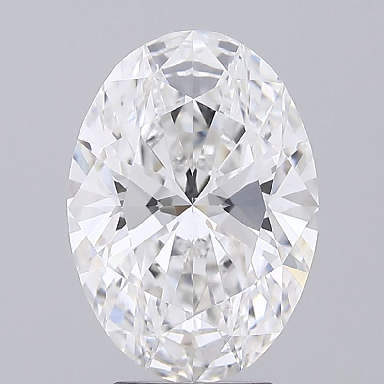 4.08 ct. oval Lab Grown Diamond front image