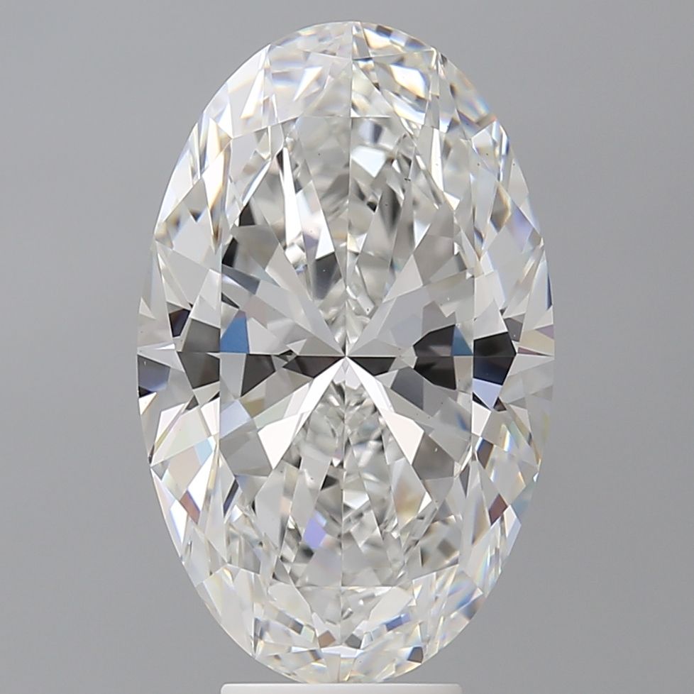 7.10 ct. oval Lab Grown Diamond front image