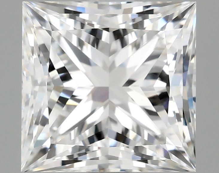 2.10 ct. princess Lab Grown Diamond front image