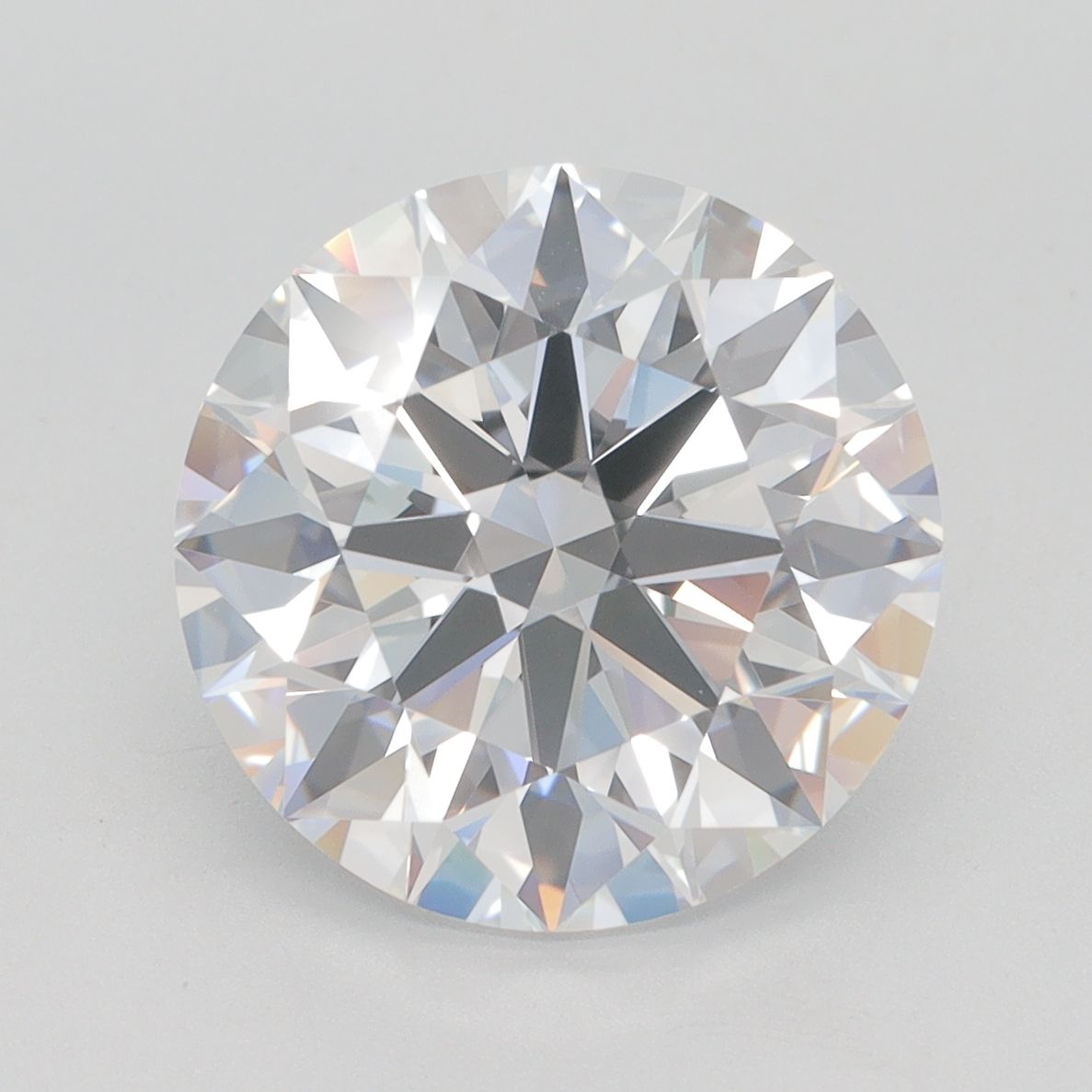 Diament LG okrągły, 5.07 ct, D, VVS1, szlif EX