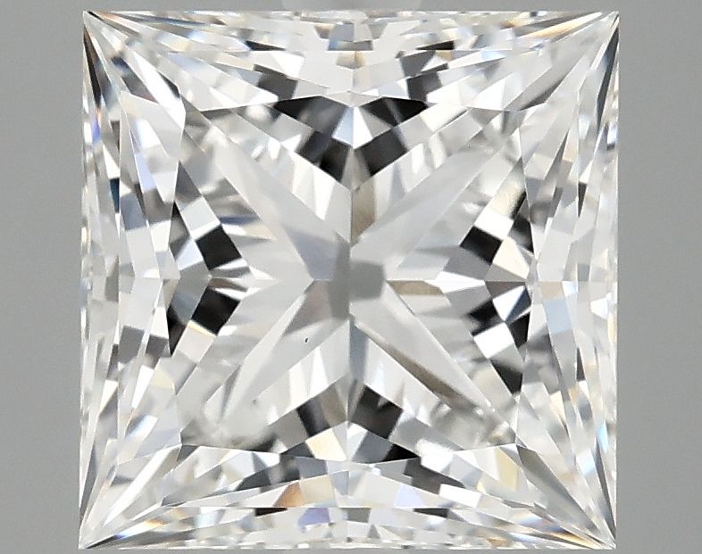 4.19 ct. princess Lab Grown Diamond front image