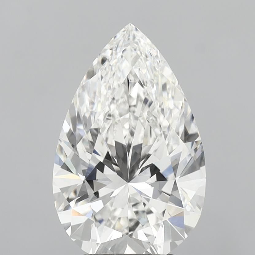 3.02 ct. pear Lab Grown Diamond front image
