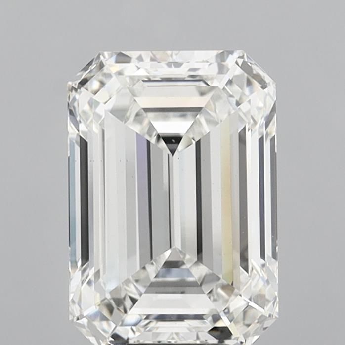 6.10 ct. emerald Lab Grown Diamond front image