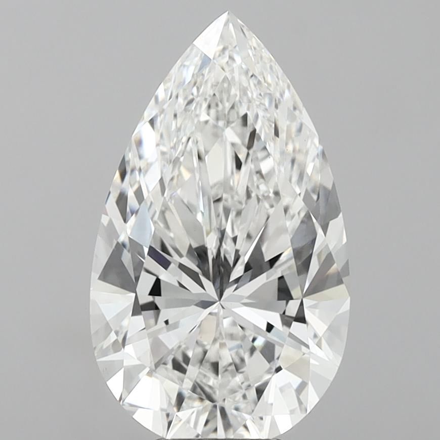 7.04 ct. pear Lab Grown Diamond front image
