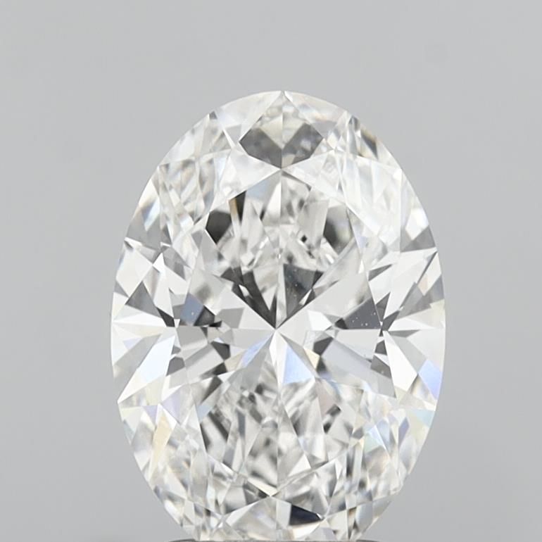 2.10 ct. oval Lab Grown Diamond front image