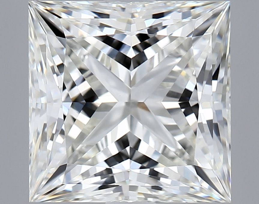 3.08 ct. princess Lab Grown Diamond front image