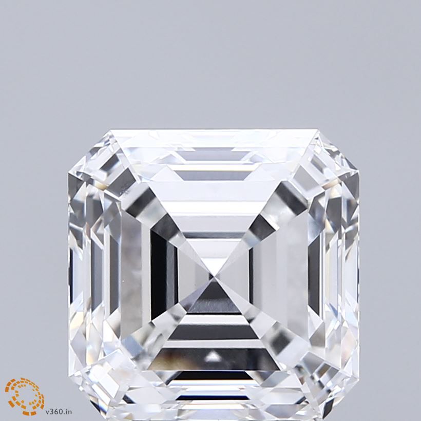 5.02 ct lab-grown Asscher Diamond
