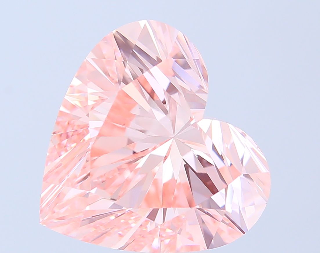 9.99 ct. heart Lab Grown Diamond front image
