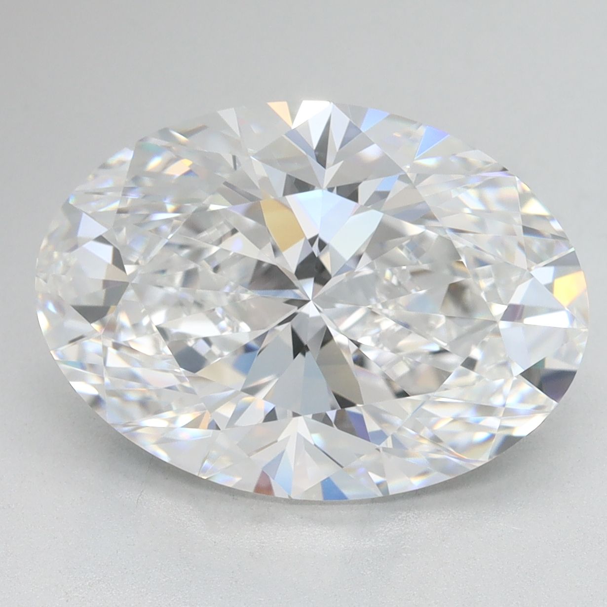 5.02 ct. oval Lab Grown Diamond front image