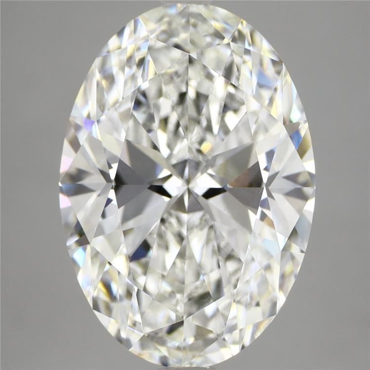 6.08 ct. oval Lab Grown Diamond front image