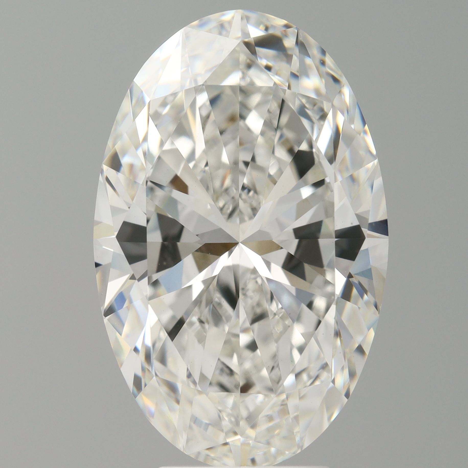 6.58 ct. oval Lab Grown Diamond front image