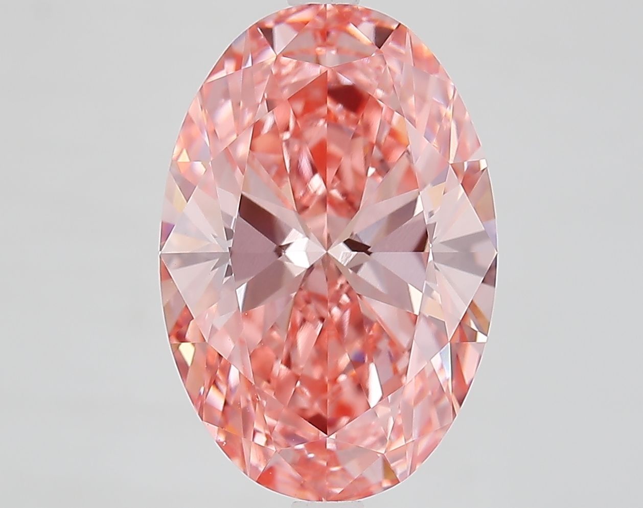5.40 ct. oval Lab Grown Diamond front image