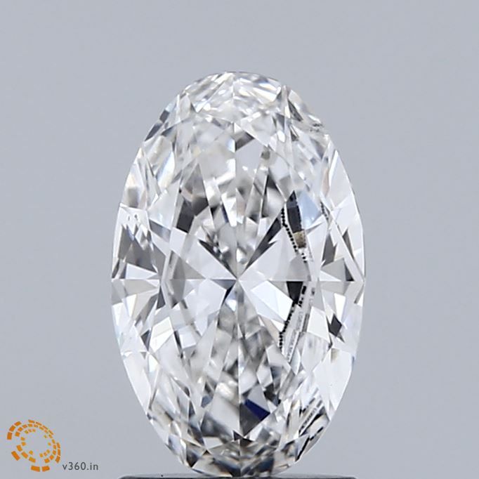 1.25 ct. oval Lab Grown Diamond front image