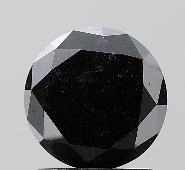 1.7 Carat Round Diamond Black VVS2