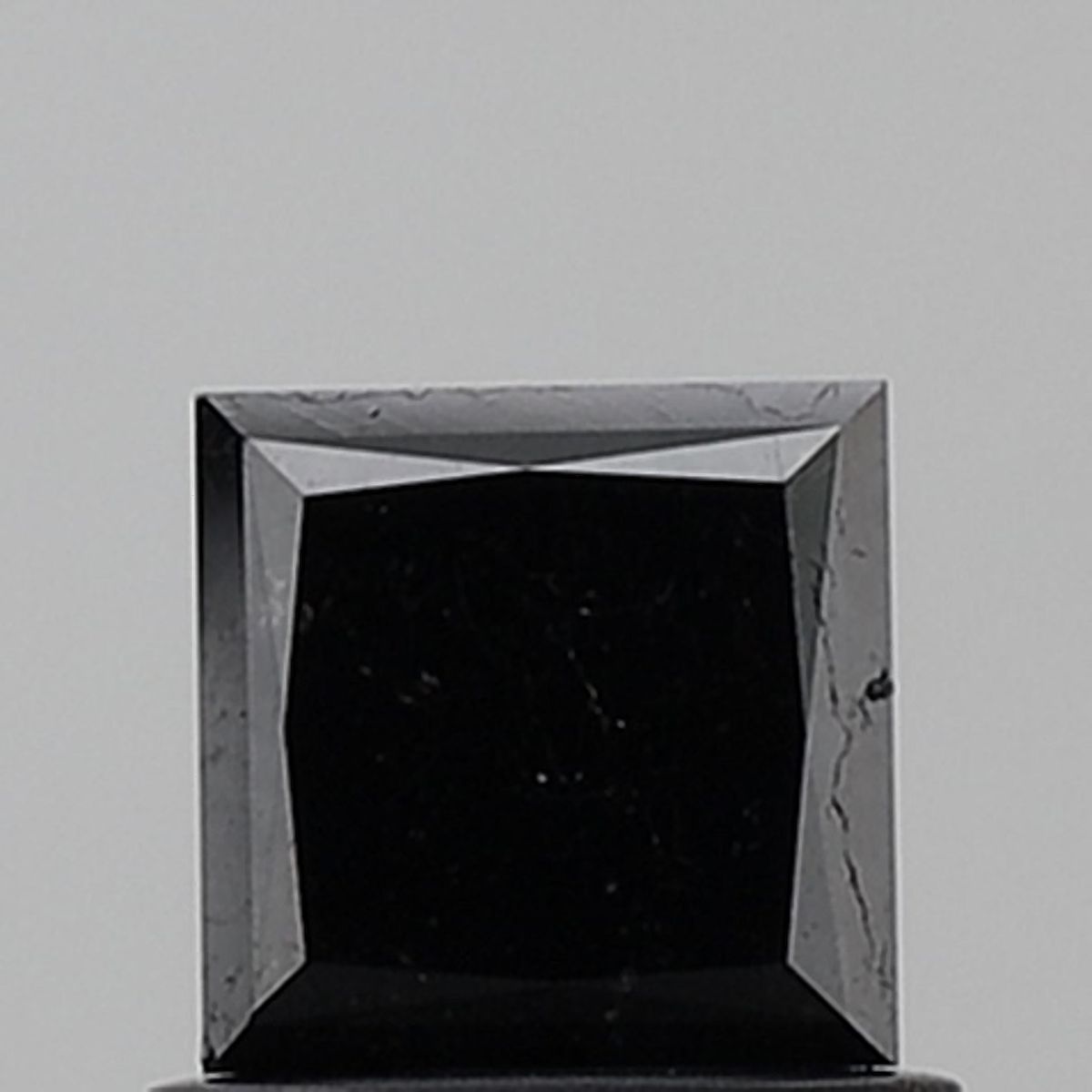 0.81 Carat Princess Diamond Fancy Black VS1