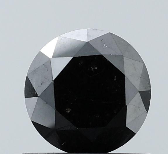 0.93 Carat Round Diamond Black VS2