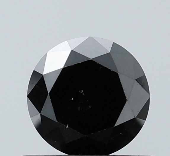 0.85 Carat Round Diamond Black VVS2