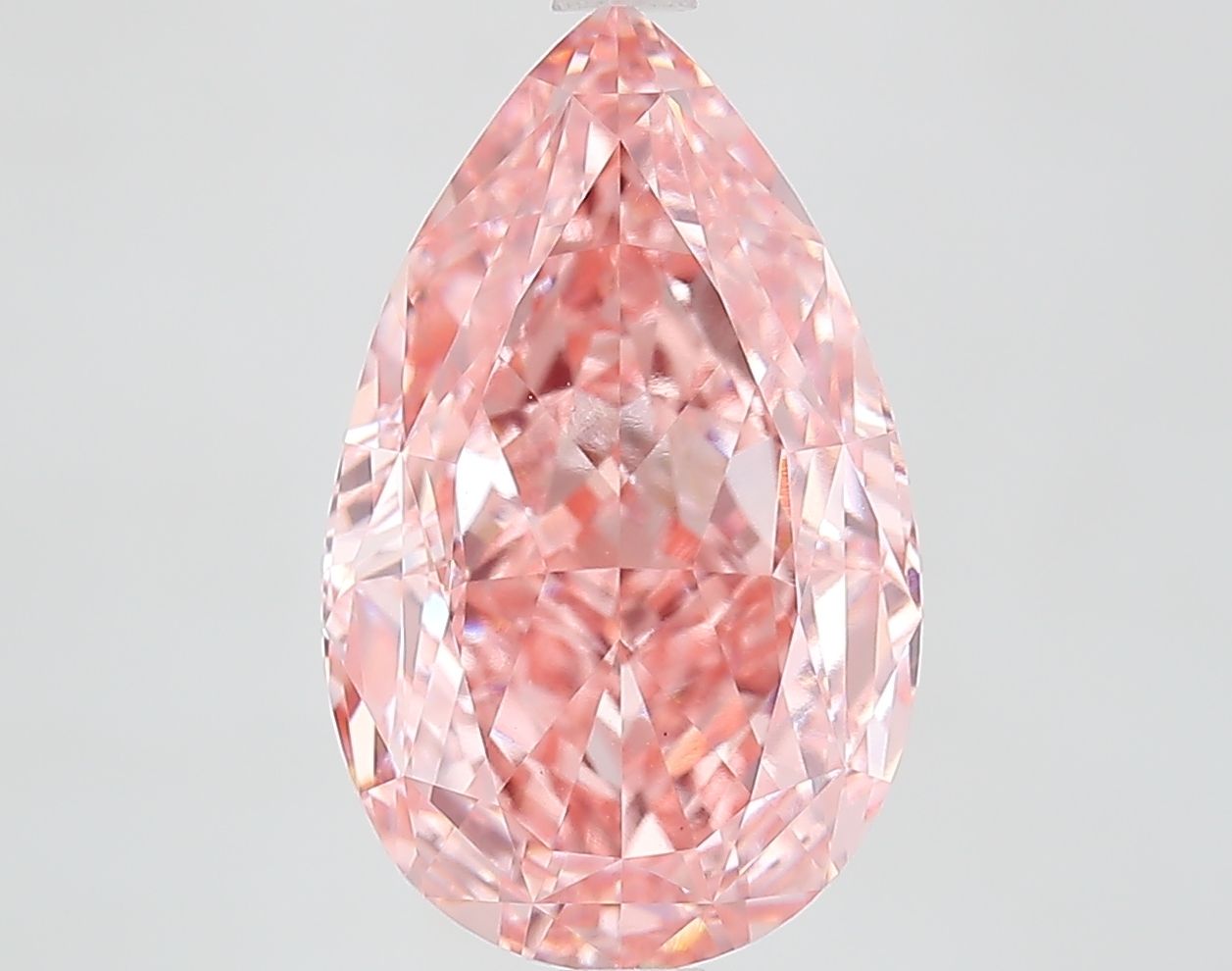 6.11 ct. pear Lab Grown Diamond front image