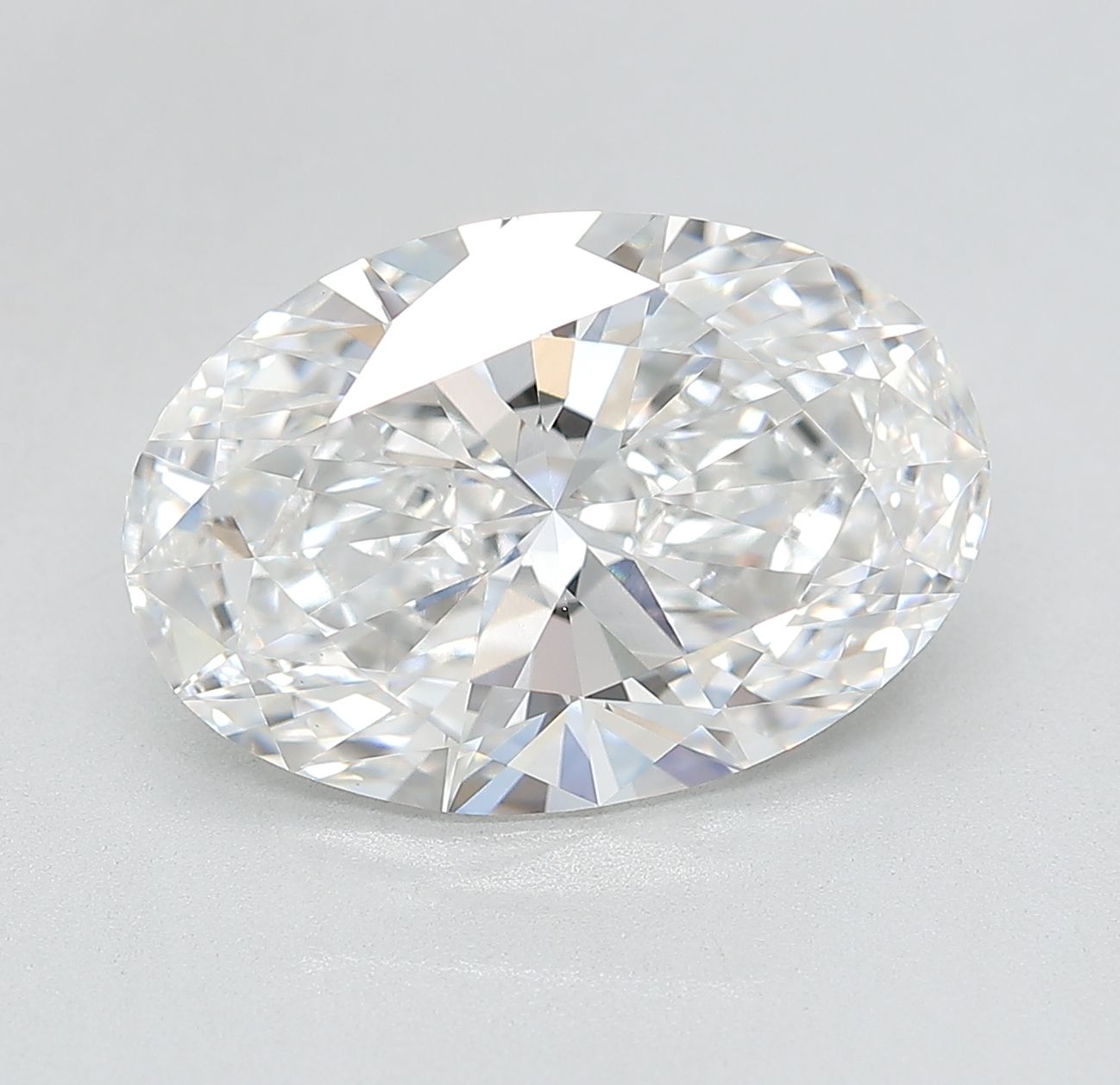 5.64 ct. oval Lab Grown Diamond front image
