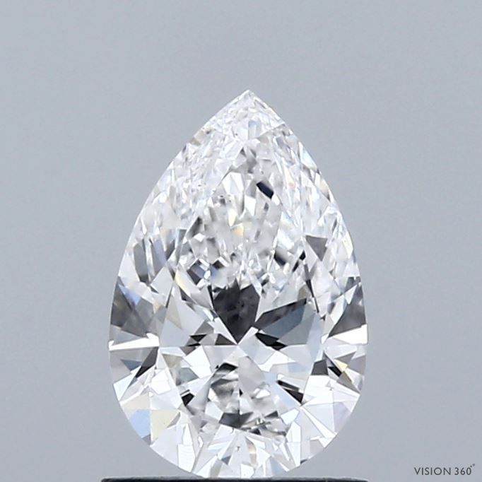 1 ct lab-grown Pear Diamond