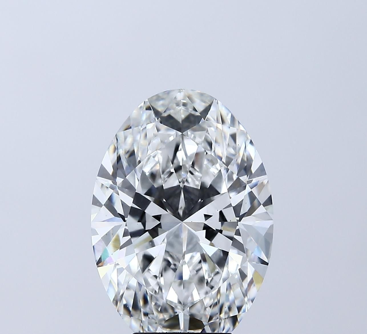 5.09 ct. oval Lab Grown Diamond front image