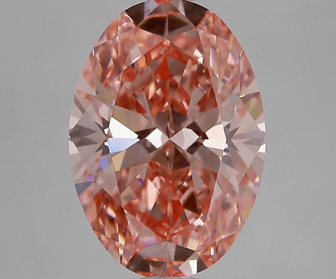 4.08 ct. oval Lab Grown Diamond front image