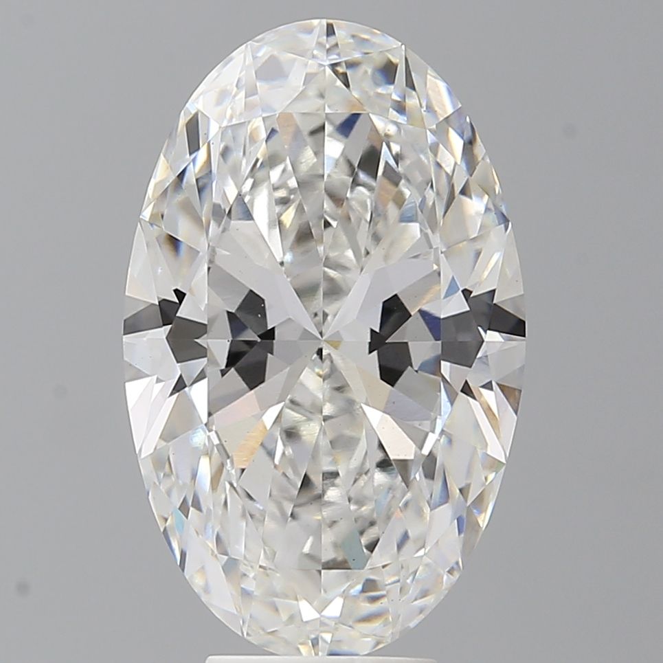 6.57 ct. oval Lab Grown Diamond front image