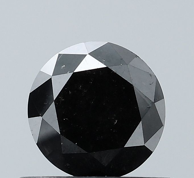 0.61 Carat Round Diamond Black VS2