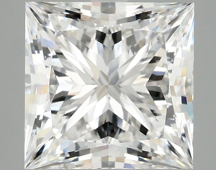 4.12 ct. princess Lab Grown Diamond front image