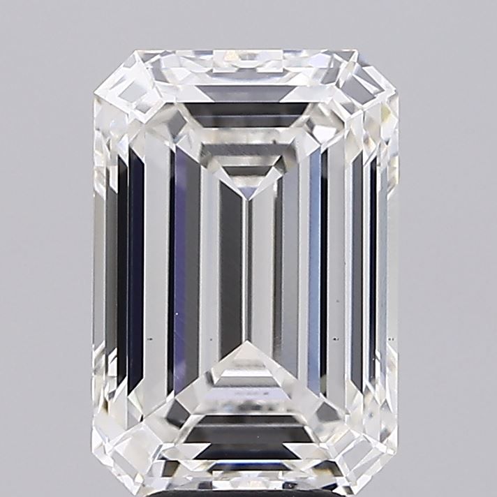 6.03 ct. emerald Lab Grown Diamond front image