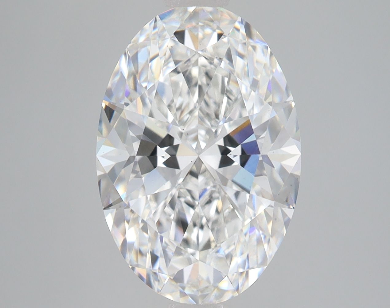 4.06 ct. oval Lab Grown Diamond front image