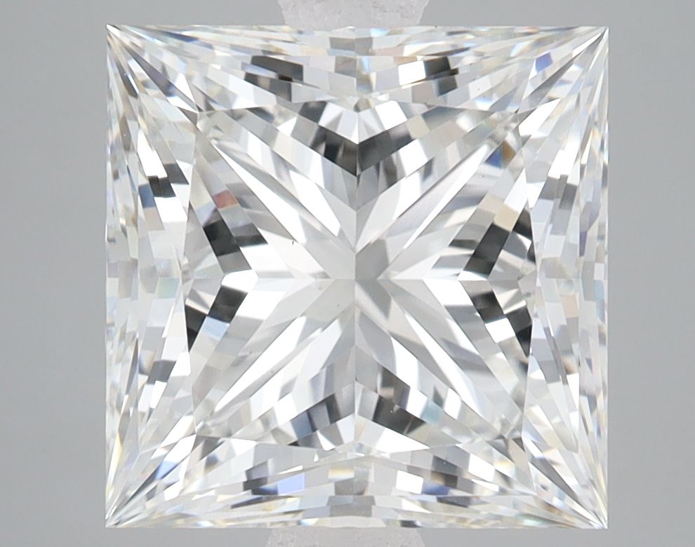 6.10 ct. princess Lab Grown Diamond front image