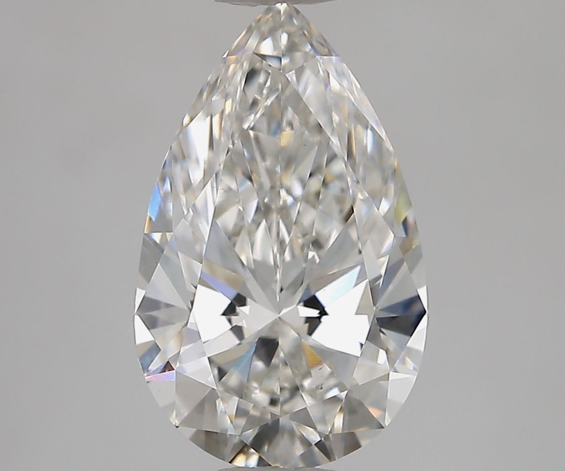 2.01 carat f VS1 EX Cut IGI pear diamond