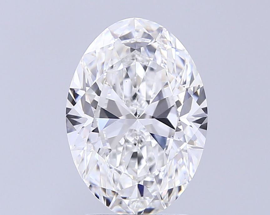 3.02 ct. oval Lab Grown Diamond front image