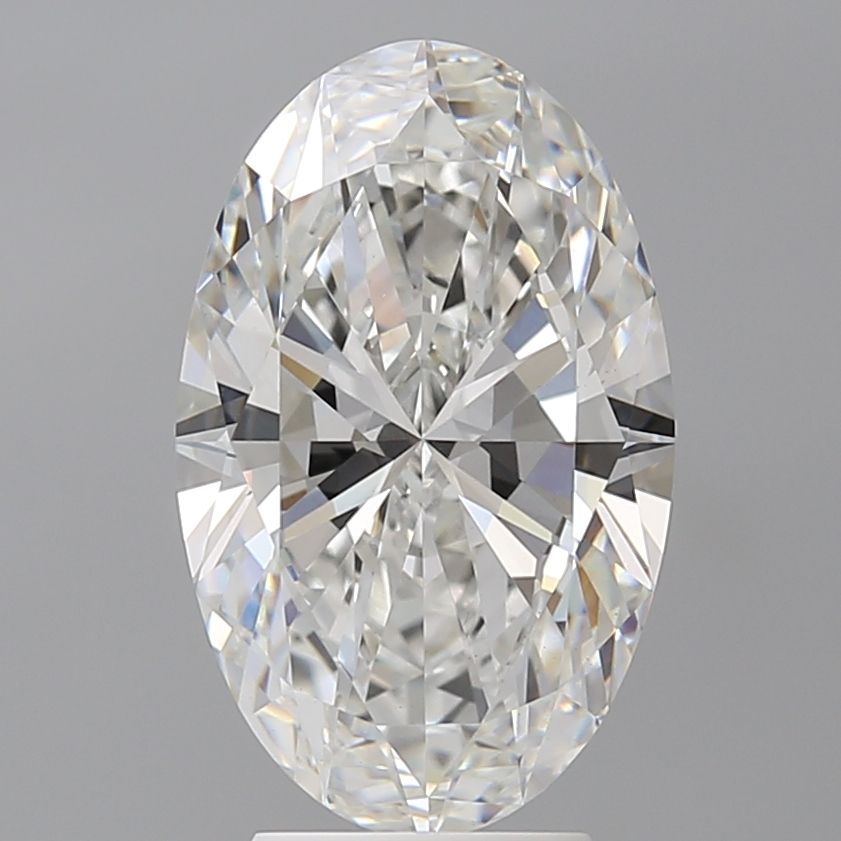 4.06 ct. oval Lab Grown Diamond front image
