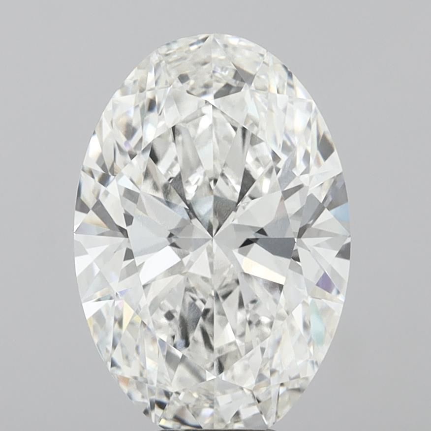 9.01 ct. oval Lab Grown Diamond front image