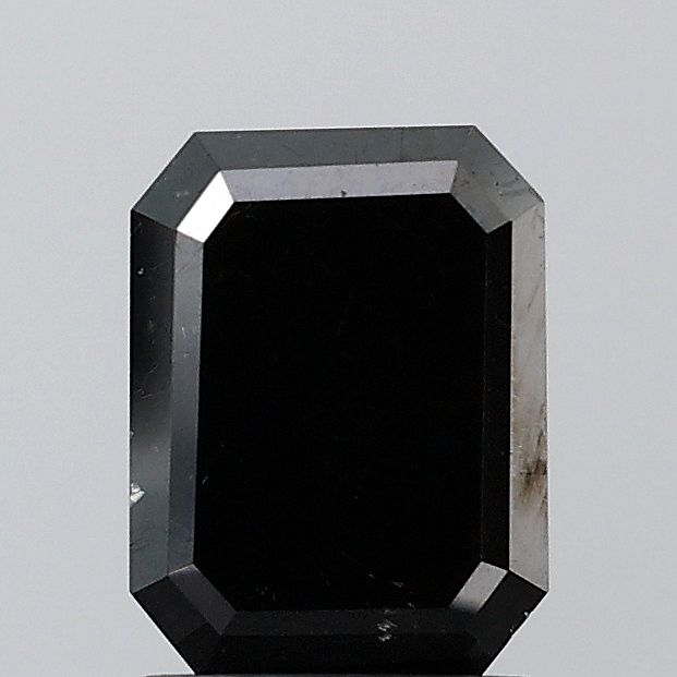 1.88 Carat Emerald Diamond Fancy Black VS1