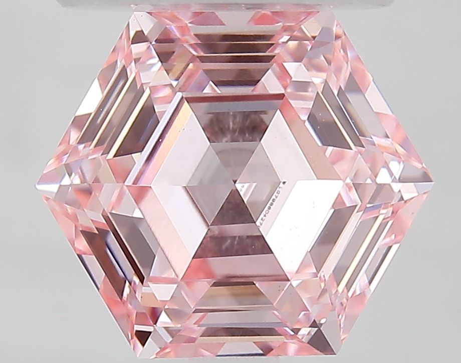2.42 ct lab-grown Hexagonal Diamond