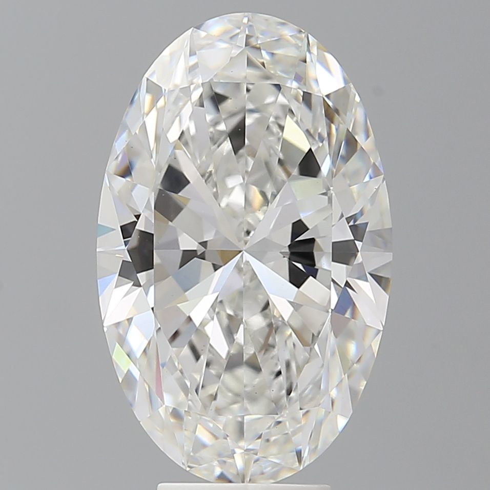 6.57 ct. oval Lab Grown Diamond front image