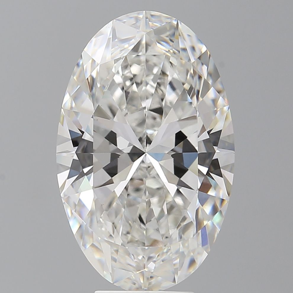 7.09 ct. oval Lab Grown Diamond front image