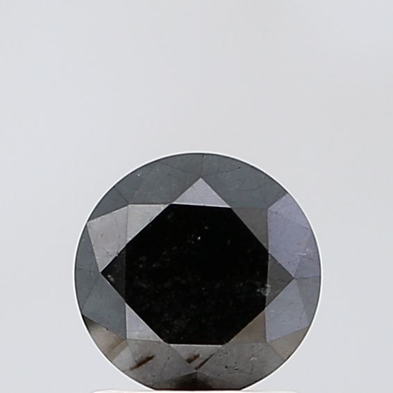 1.02 Carat Round Diamond Fancy Black VS1
