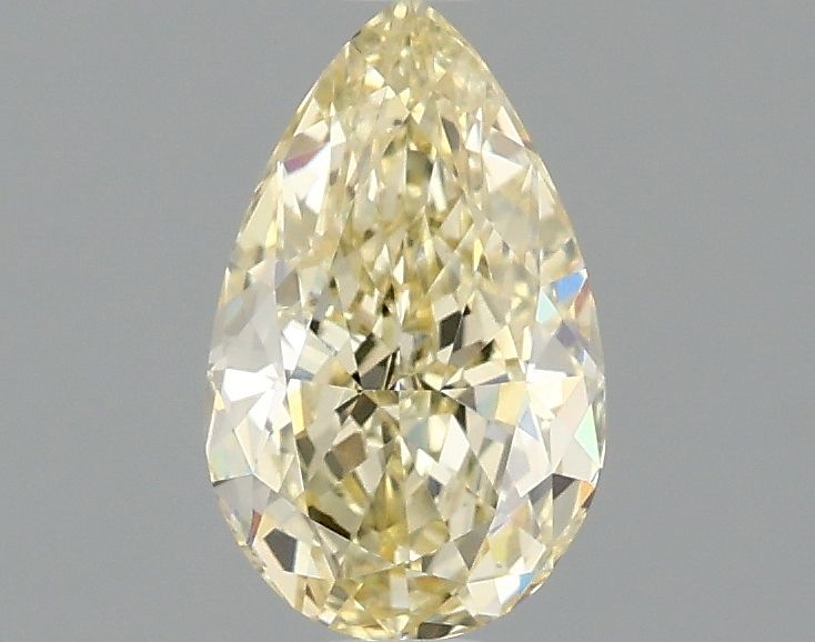 1.04 carat fancy yellow VS1 EX Cut IGI pear diamond