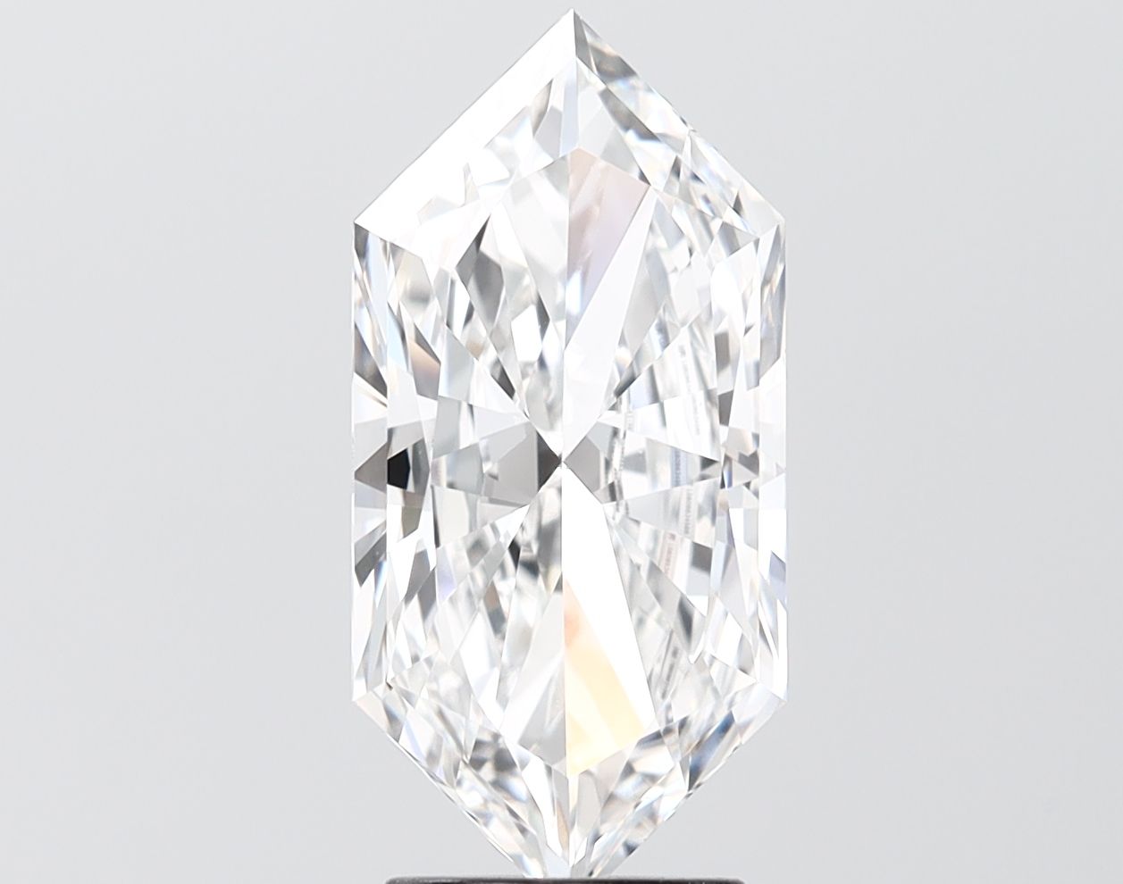 3.16 ct lab-grown Hexagonal Diamond