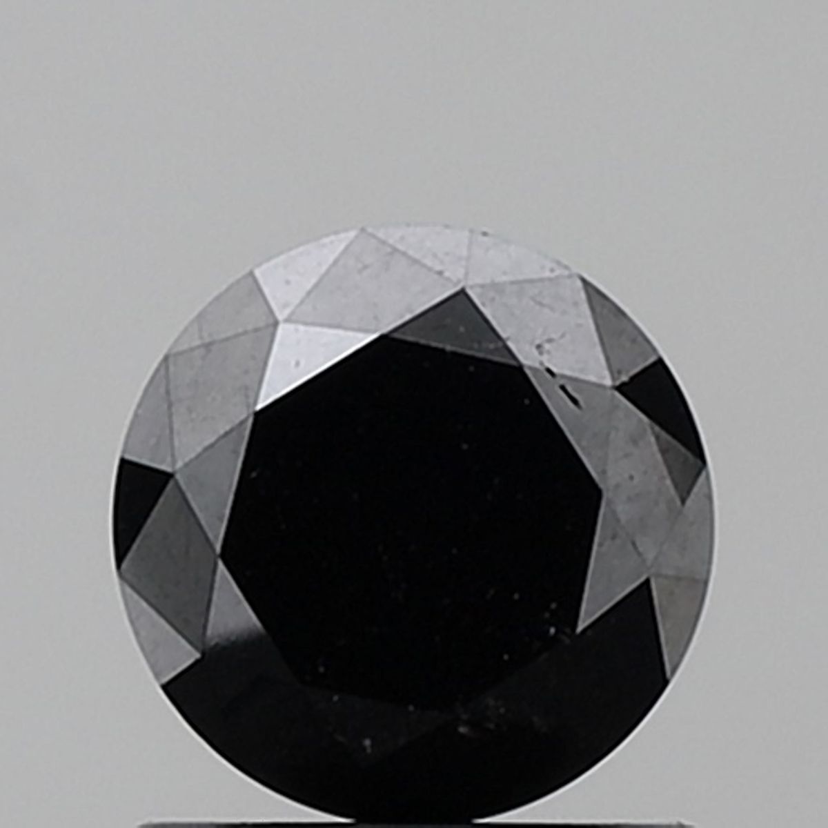 1.26 Carat Round Diamond Fancy Black VVS2