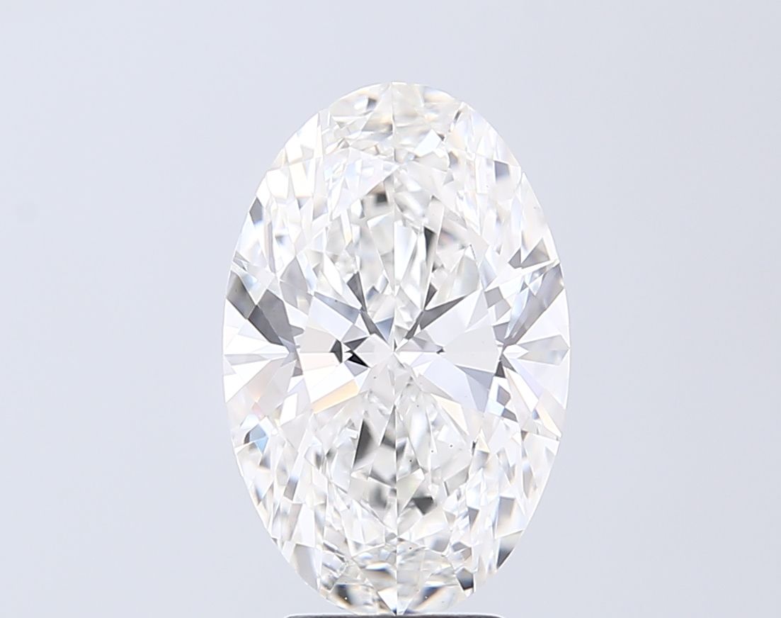 4.07 ct. oval Lab Grown Diamond front image